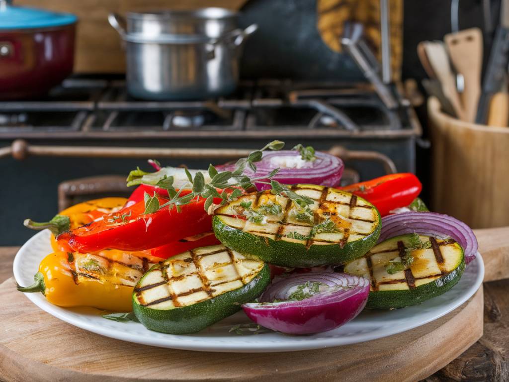 Recettes faciles et gourmandes avec des légumes de saison grillés