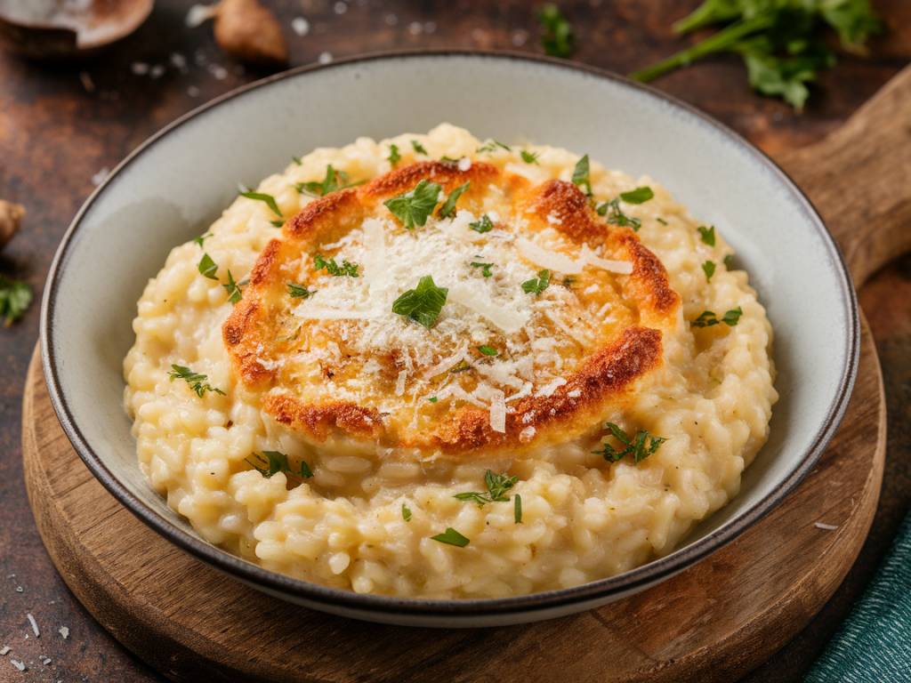 Mettre en valeur les saveurs du printemps dans un risotto crémeux