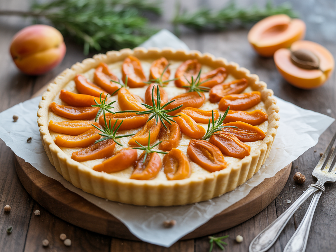 Tarte abricot et romarin : une recette originale à tester